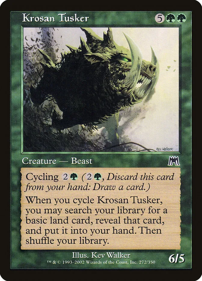 2002 Onslaught Krosan Tusker #272 common card image