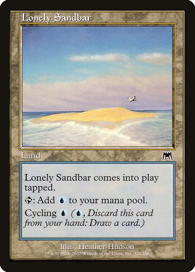 2002 Onslaught Lonely Sandbar [Foil] common #320 common card image