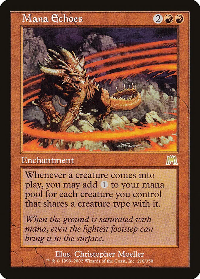 2002 Onslaught Mana Echoes [Foil] rare #218 rare card image