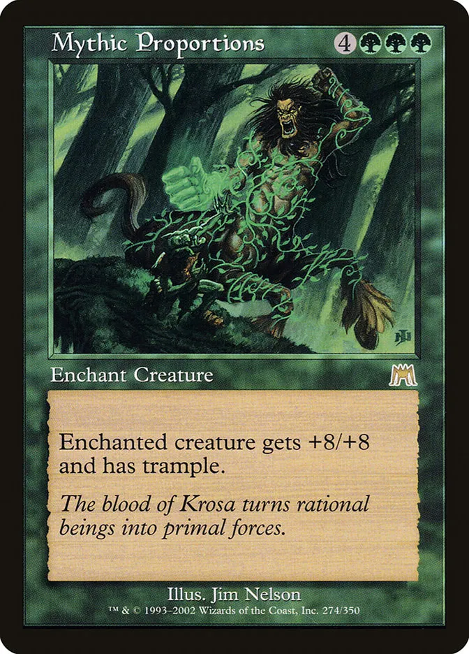2002 Onslaught Mythic Proportions #274 rare card image