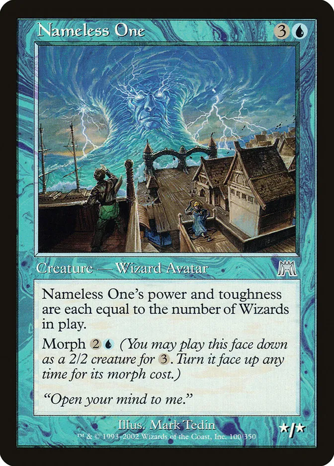 2002 Onslaught Nameless One uncommon #100 uncommon card image