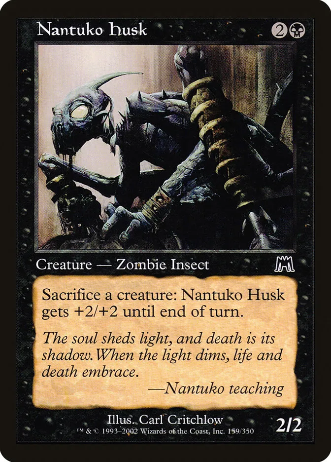 2002 Onslaught Nantuko Husk common #159 common card image