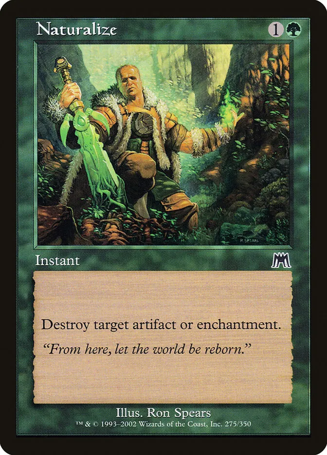2002 Onslaught Naturalize common #275 common card image