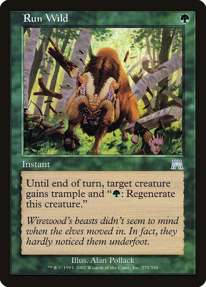 2002 Onslaught Run Wild uncommon #279 uncommon card image