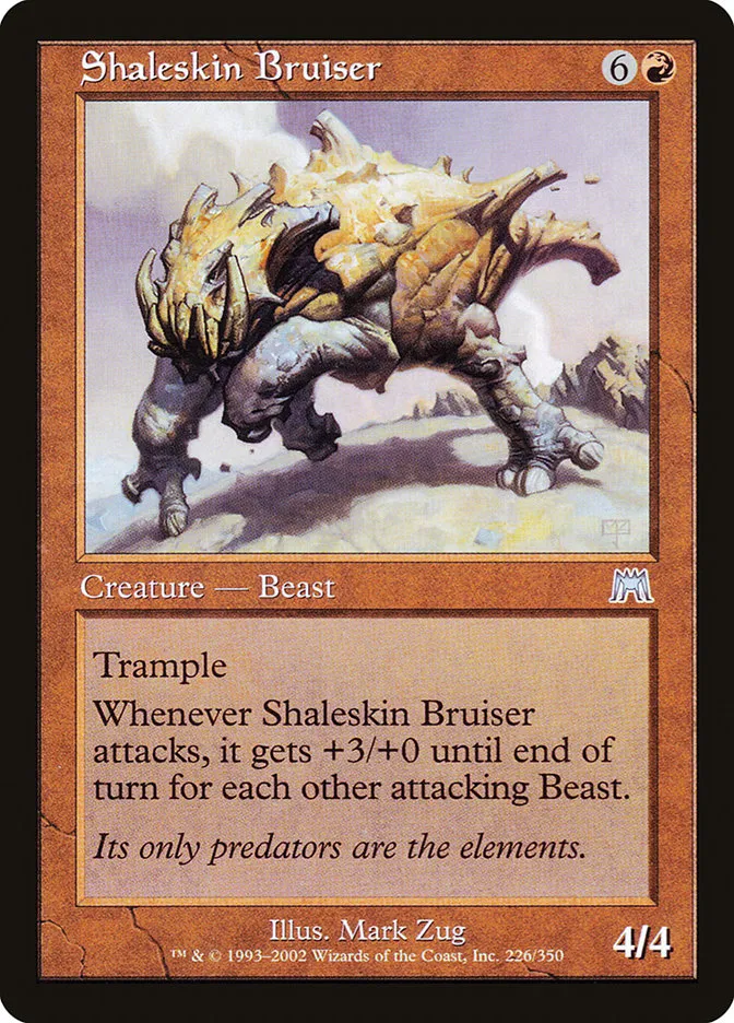2002 Onslaught Shaleskin Bruiser uncommon #226 uncommon card image