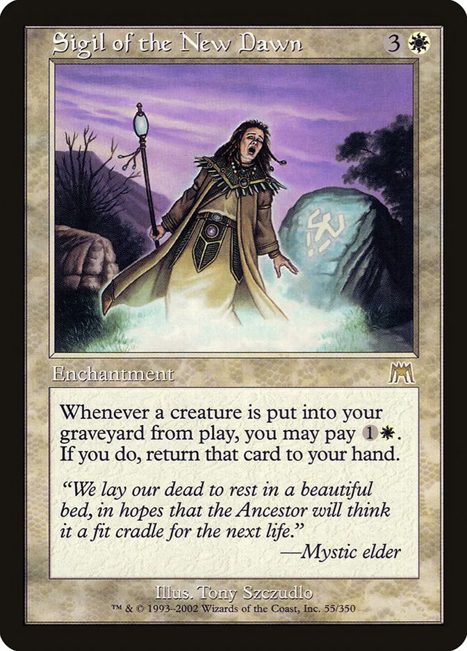 2002 Onslaught Sigil of the New Dawn #55 rare card image
