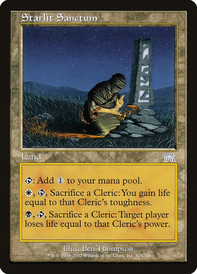 2002 Onslaught Starlit Sanctum #325 uncommon card image
