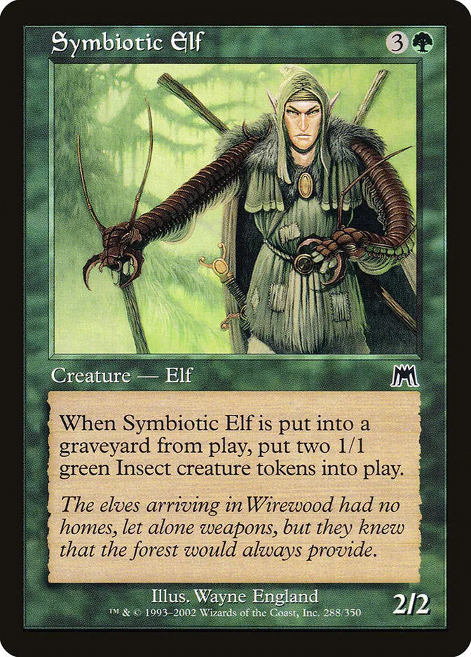 2002 Onslaught Symbiotic Elf common #288 common card image
