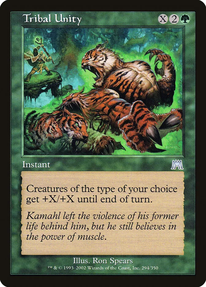 2002 Onslaught Tribal Unity uncommon #294 uncommon card image