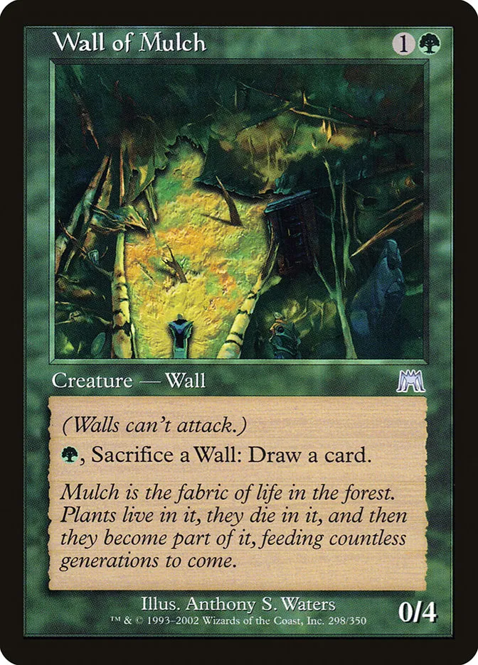 2002 Onslaught Wall of Mulch #298 uncommon card image