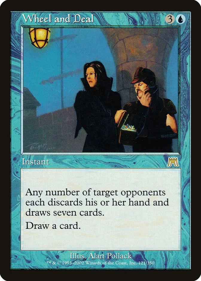 2002 Onslaught Wheel and Deal #121 rare card image