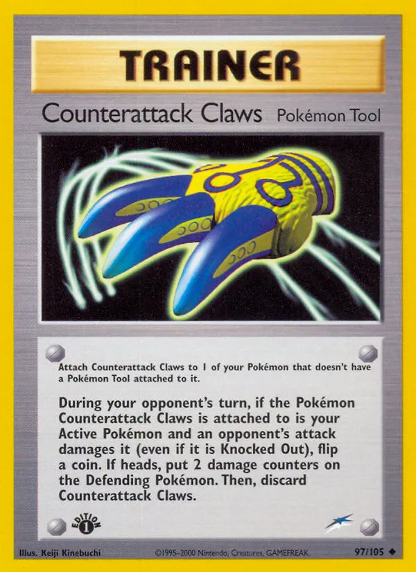 2002 Neo Destiny Counterattack Claws Uncommon #097/105 Uncommon card image