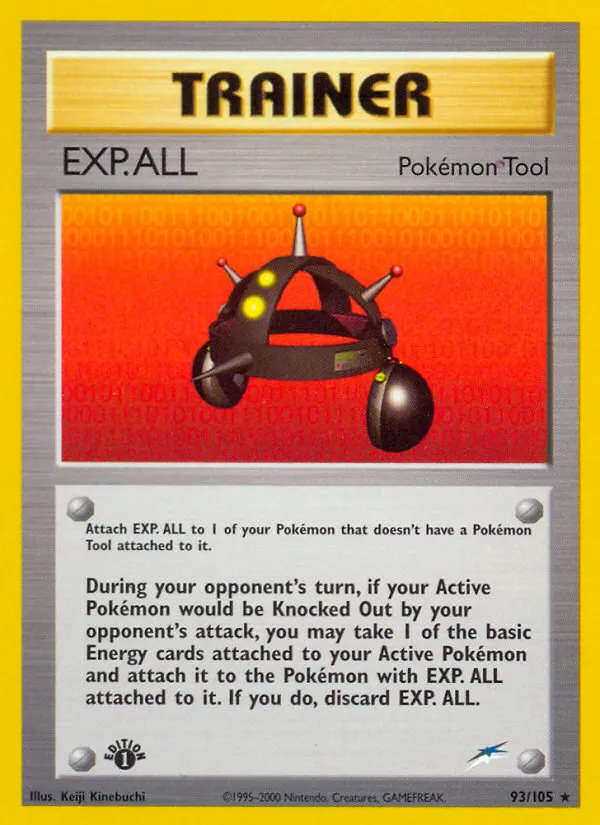 2002 Neo Destiny EXP.ALL #093/105 Rare card image