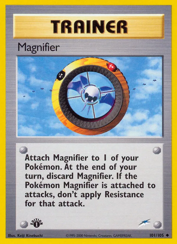2002 Neo Destiny Magnifier Uncommon #101/105 Uncommon card image