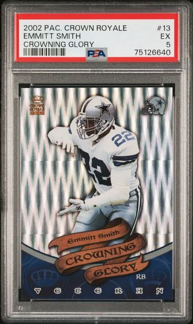 2002 Pacific Crown Royale Crowning Glory Emmitt Smith #13 card image