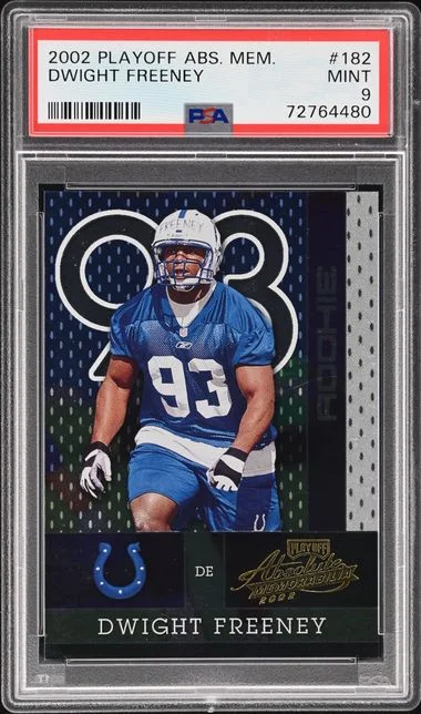 2002 Playoff Absolute Memorabilia Dwight Freeney #182 card image