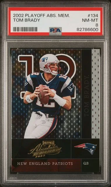 2002 Playoff Absolute Memorabilia Tom Brady #134 card image