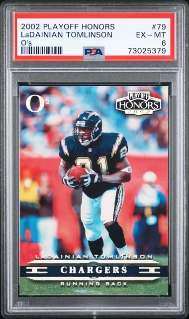 2002 Playoff Honors LaDainian Tomlinson O's #79 card image