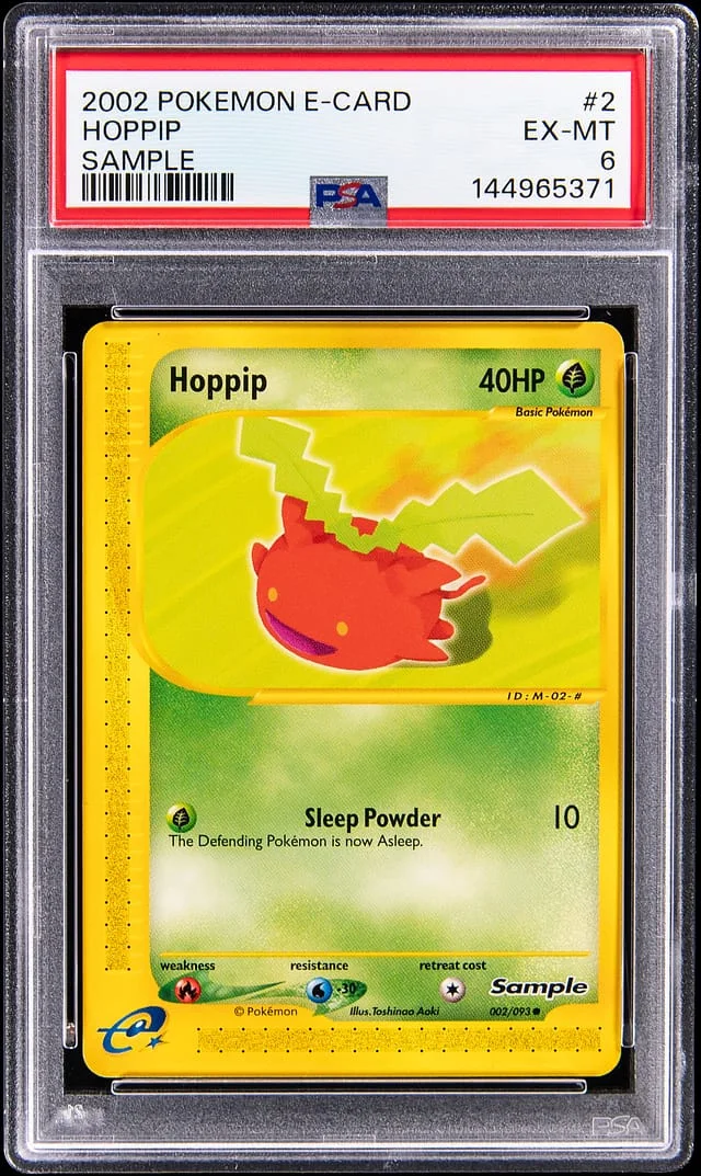 2002 Pokemon E-Card Sample Hoppip #2 card image