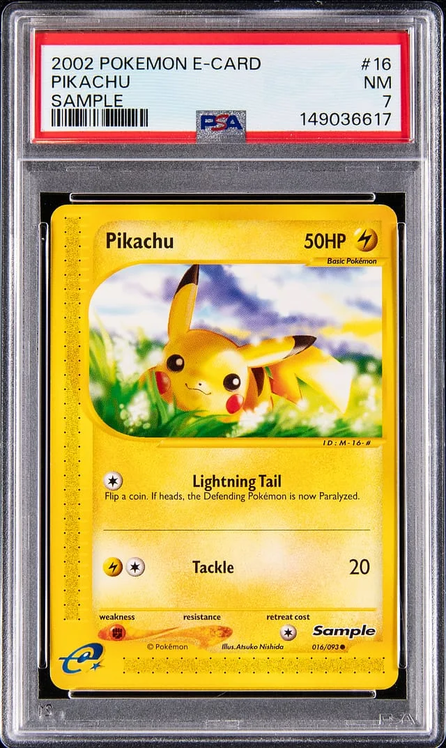 2002 Pokemon E-Card Sample Pikachu #16 card image