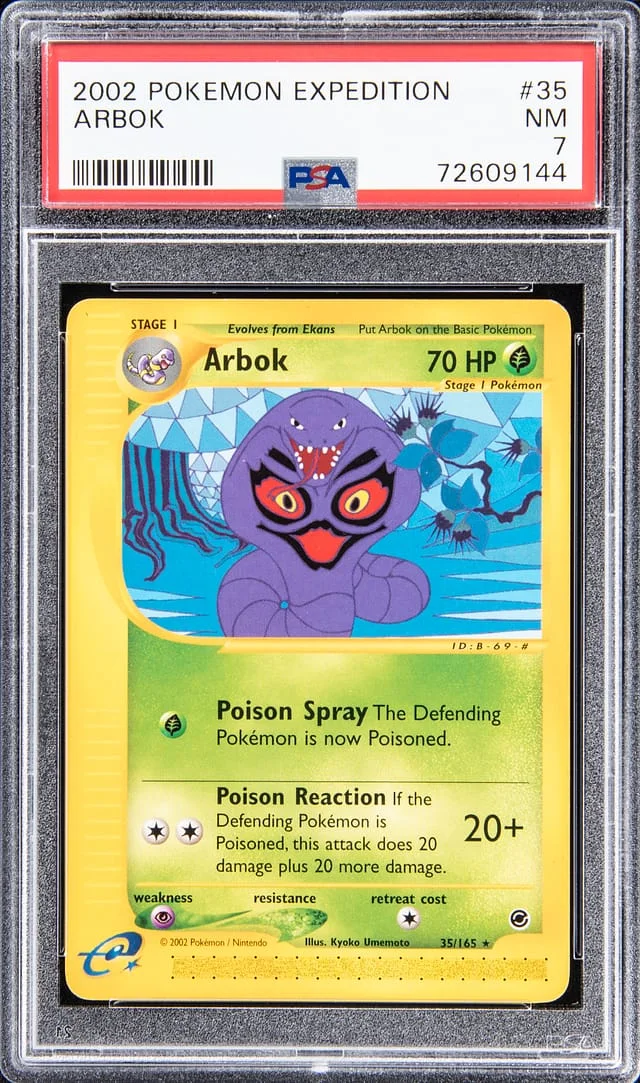 2002 Pokemon Expedition Arbok #35 card image