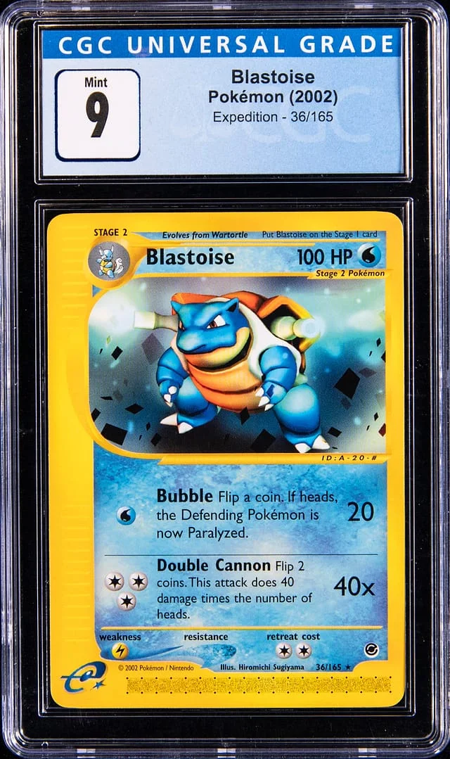 2002 Pokemon Expedition Blastoise #36 card image