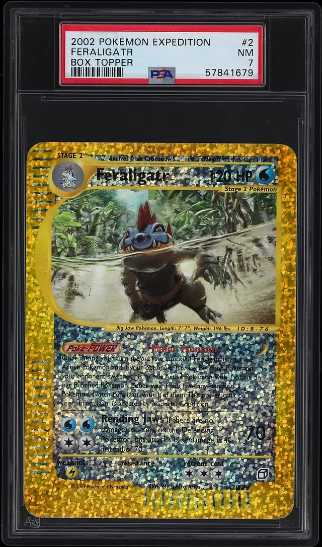 2002 Pokemon Expedition Box Topper Feraligatr #2 card image