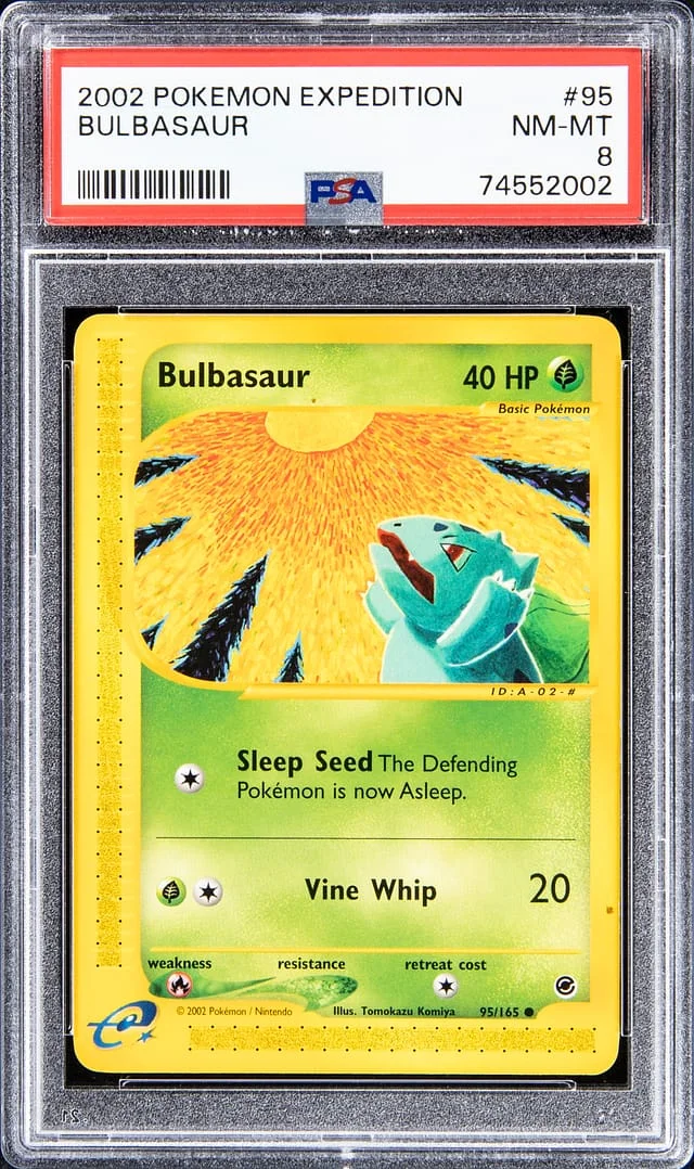 2002 Pokemon Expedition Bulbasaur #95 card image