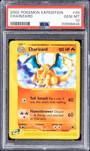 2002 Pokemon Expedition Charizard #39 card image