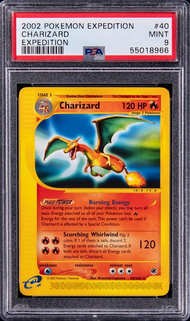 2002 Pokemon Expedition Charizard #40 card image