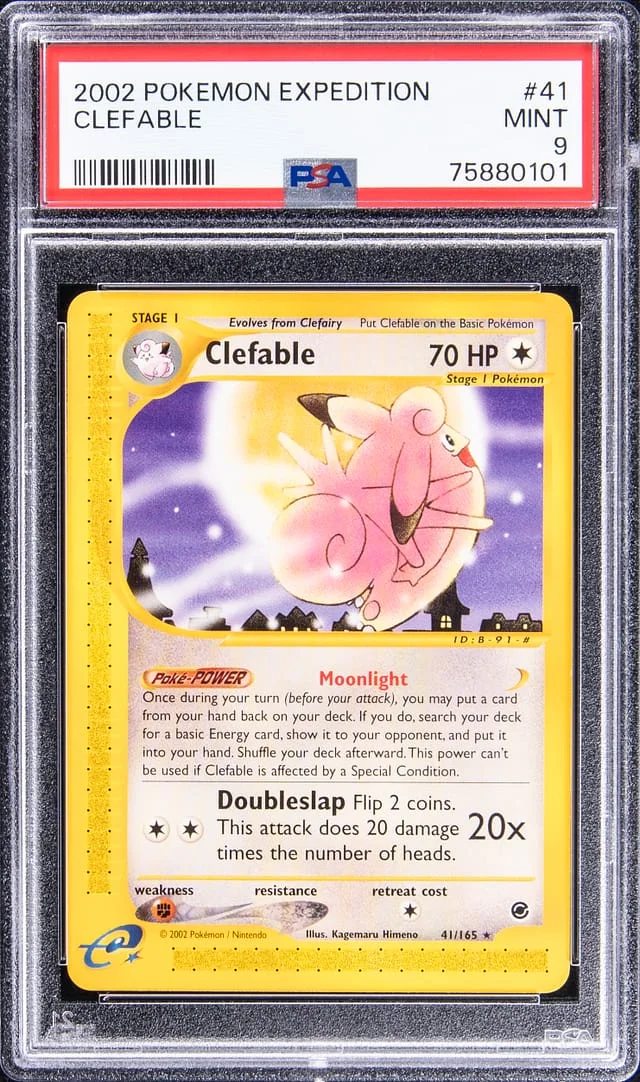 2002 Pokemon Expedition Clefable #41 card image