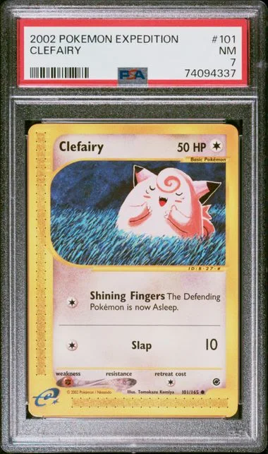 2002 Pokemon Expedition Clefairy #101 card image