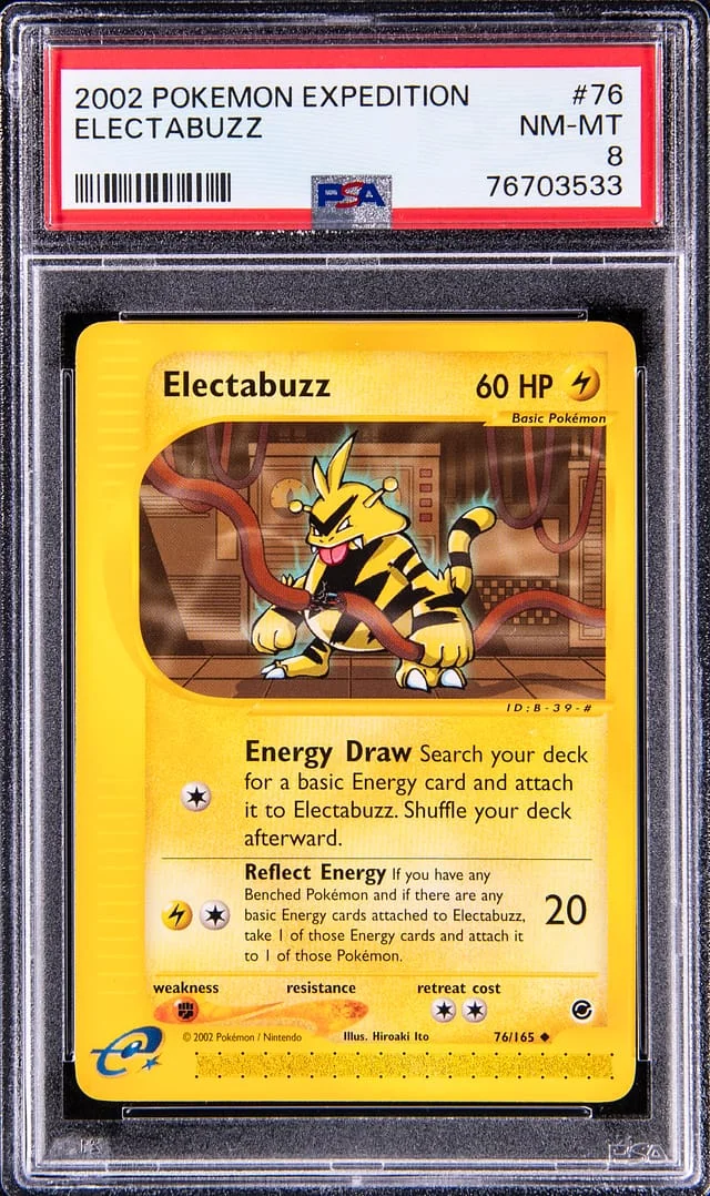 2002 Pokemon Expedition Electabuzz #76 card image