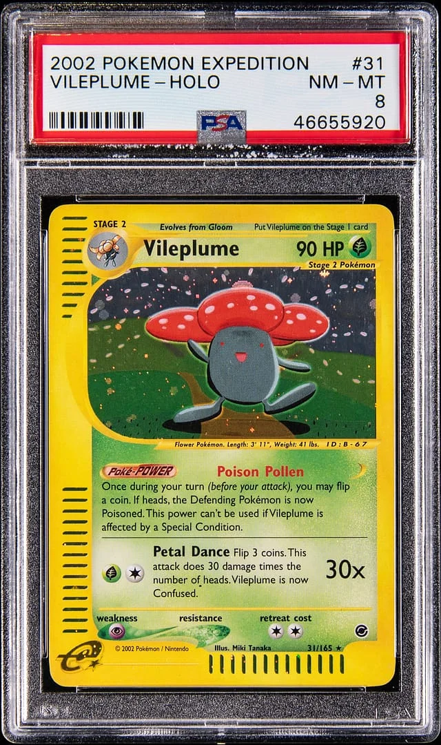 2002 Pokemon Expedition Holo Vileplume #31 card image