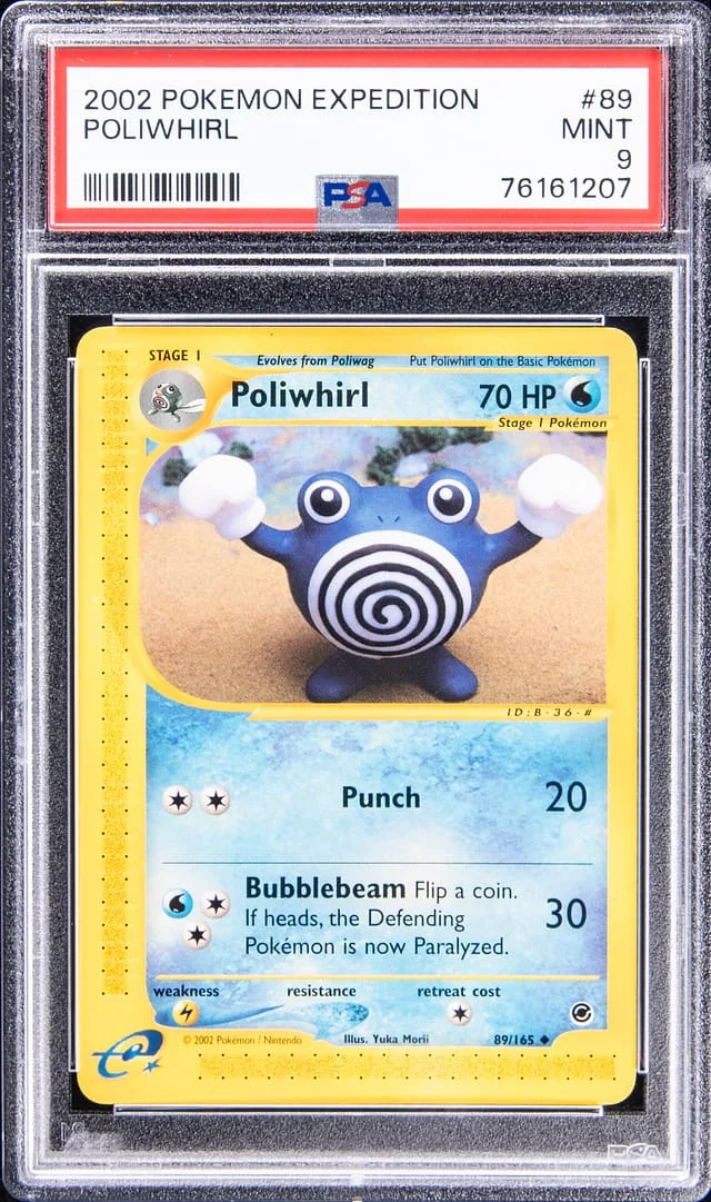 2002 Pokemon Expedition Poliwhirl #89 card image