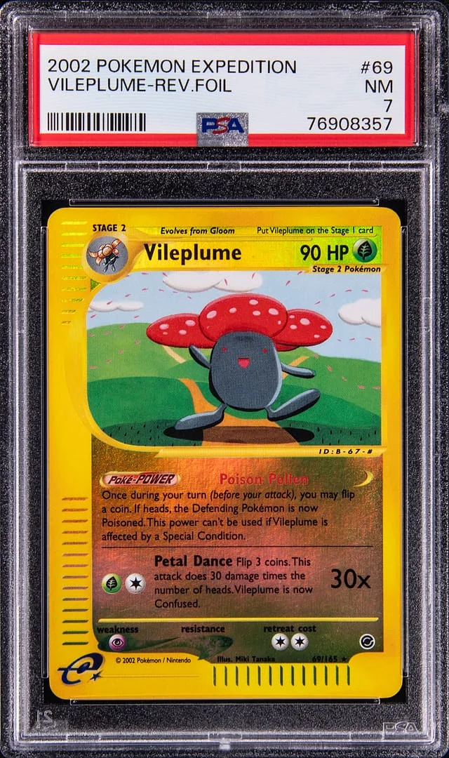 2002 Pokemon Expedition Reverse Foil Vileplume #69 card image