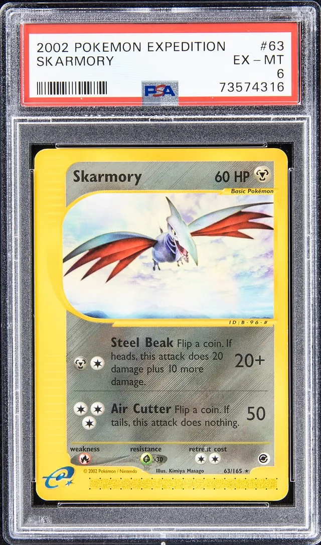 2002 Pokemon Expedition Skarmory #63 card image