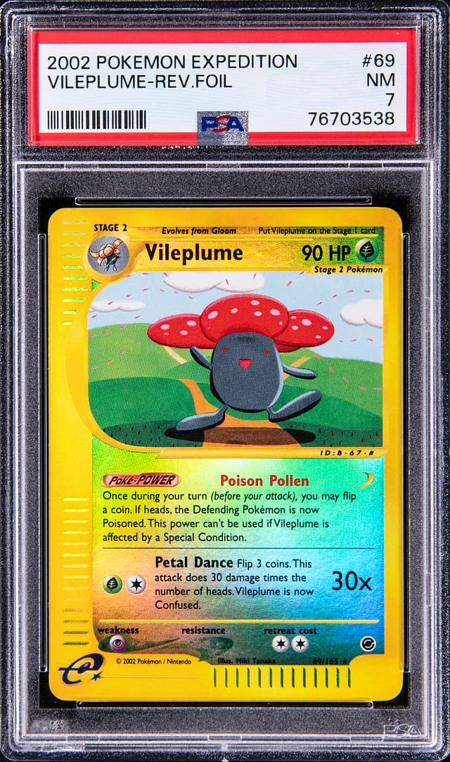 2002 Pokemon Expedition Vileplume-Reverse #69 card image
