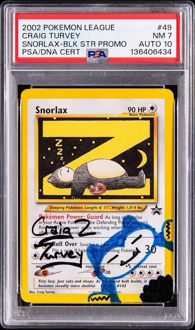 2002 Pokemon League Black Star Promo Snorlax #49 card image