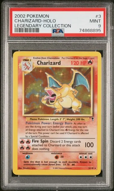 2002 Pokemon Legendary Collection Charizard-Holo #3 card image