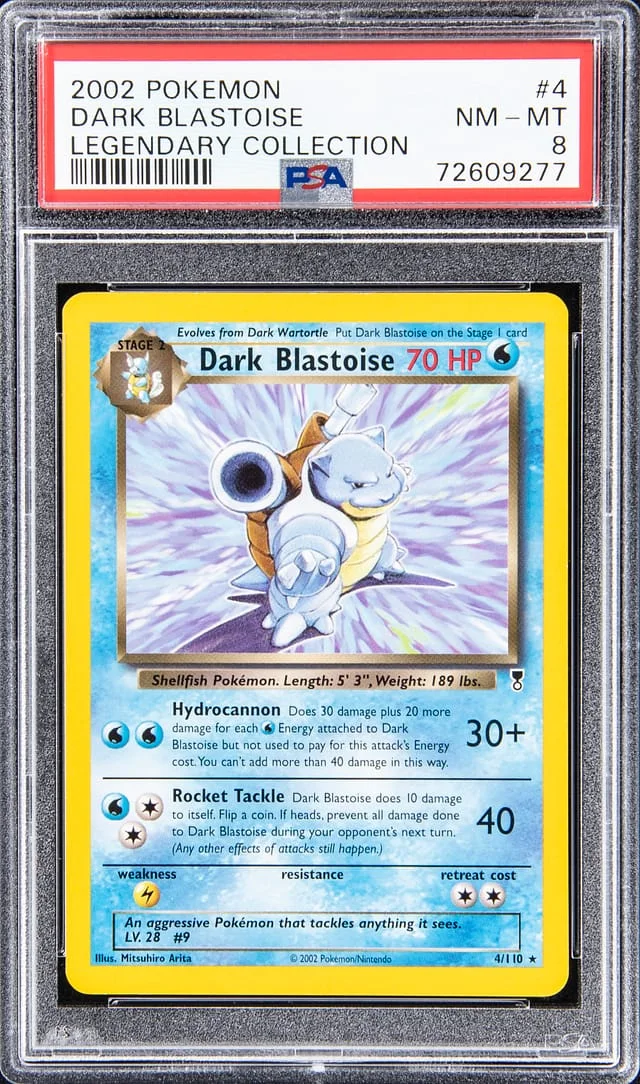 2002 Pokemon Legendary Collection Dark Blastoise #4 card image