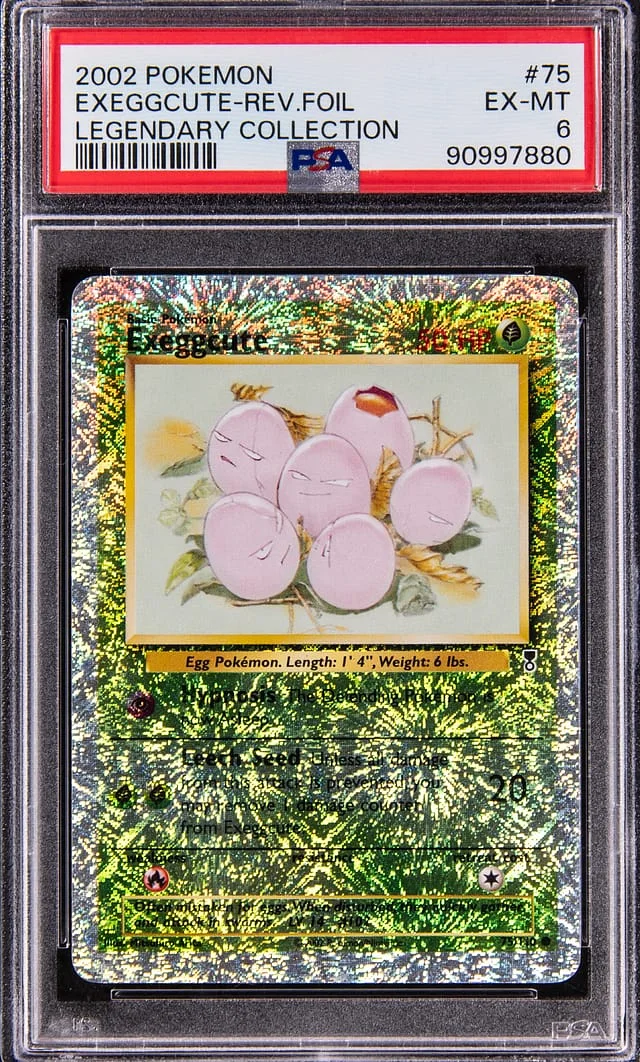 2002 Pokemon Legendary Collection Exeggcute-Reverse #75 card image