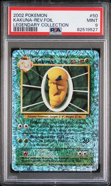 2002 Pokemon Legendary Collection Kakuna-Reverse #50 card image