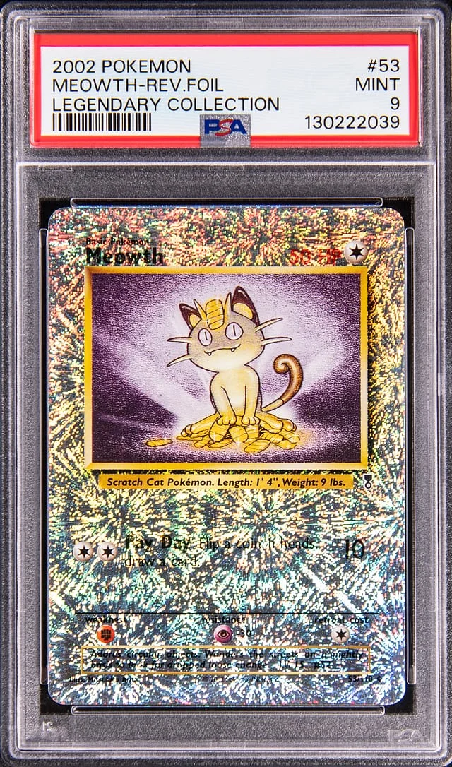 2002 Pokemon Legendary Collection Meowth Reverse #53 card image