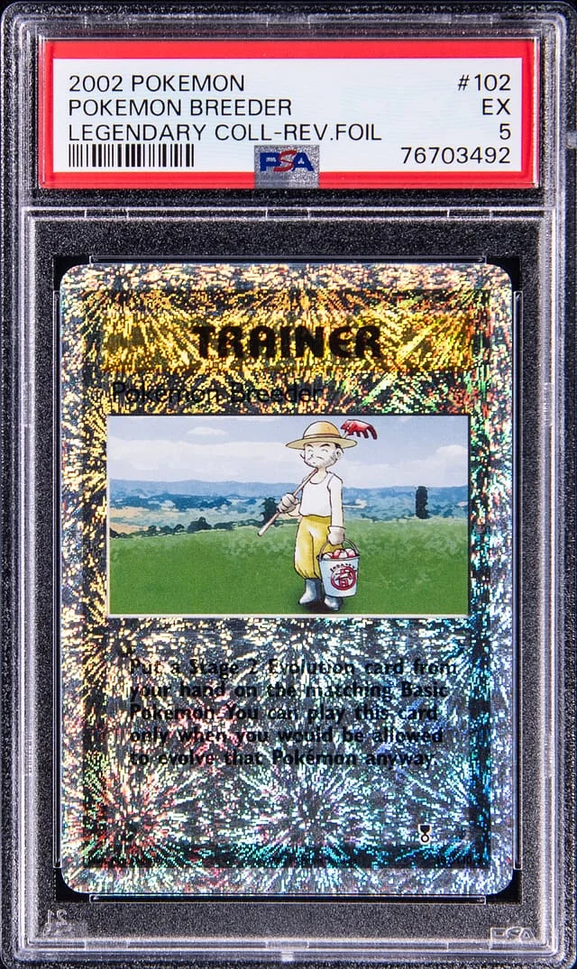 2002 Pokemon Legendary Collection Pokemon Breeder-Reverse #102 card image