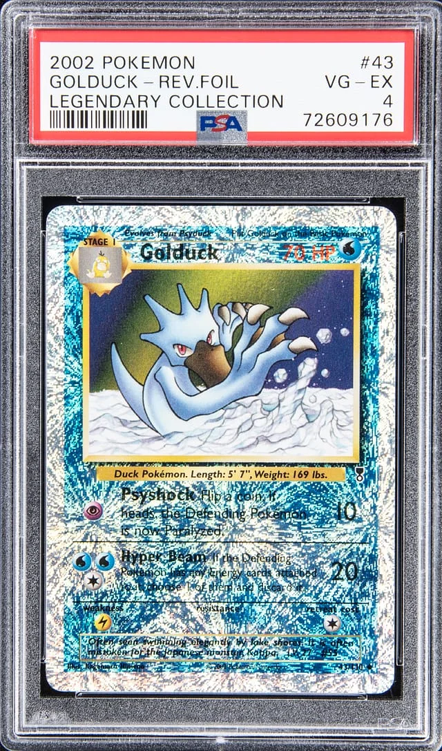 2002 Pokemon Legendary Collection - Reverse Foil Golduck #43 card image