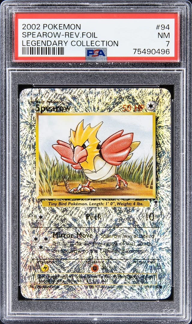 2002 Pokemon Legendary Collection - Reverse Foil Spearow #94 card image