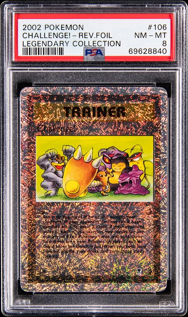 2002 Pokemon Legendary Collection Reverse Holo Challenge! #106 card image