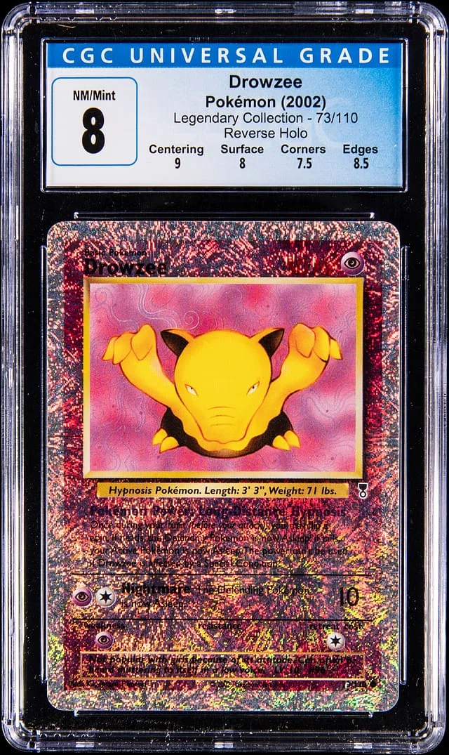 2002 Pokemon Legendary Collection Reverse Holo Drowzee #73 card image