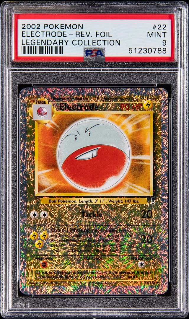 2002 Pokemon Legendary Collection Reverse Holo Electrode #22 card image